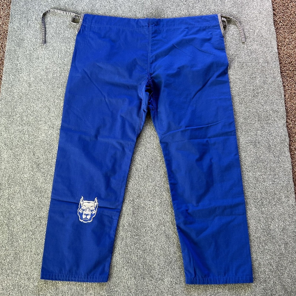 Gameness Gi Pants‎ Men's A6 Brazilian Jiu-Jitsu Grappling Blue Bottom 50 X 34